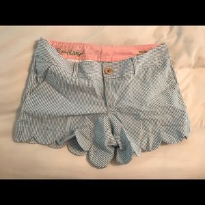 Lilly Pulitzer seersucker shorts